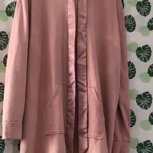 Rose gold sweatshirt dress